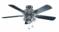Fantasia Gemini Ceiling Fan - Pewter  - 42" (1070mm) Without Lights