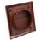 4" Inch Gravity Fan Vent Grille 100mm - Brown