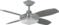 Fantasia Quadrant Ceiling Fan - Brushed Aluminium - 42" (1070mm)