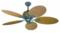Fantasia Wicker Ceiling Fan - Chocolate Brown - 48" (1220mm)
