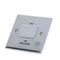 Slimline Fan Isolator Switch - P/Chrome - With White Interior