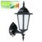 LED Outdoor Lantern - Carrick with PIR Sensor - Black 500Lm