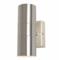 Stainless Steel IP44 LED Up/Down Wall Light  - Stainless Steel
