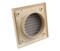 5" Inch Fixed Fan Vent Grille 125mm - Cream 