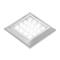 Square Undershelf 18 LED Downlight - 24V LED - Stainless Steel - White LEDs