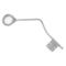 LED Flexible Bedhead Overhead Light - On/Off Touch - Satin Silver