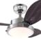 Westinghouse Wengue Ceiling Fan with Light 78763 - 30" Chrome Finish
