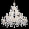 Marie Therese 30 Light Polished Brass Chandelier - Polished Brass/Crystal