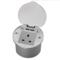 Recessed Wall/Worktop Kitchen Socket With USB SE890900 - Stainless Steel