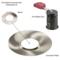 Polished Chrome Fire Rated Downlight Converter Kit - Converter Plate